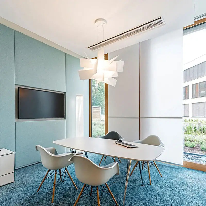 Suspension Moderne En Polycarbonate Style Abstrait Élégant