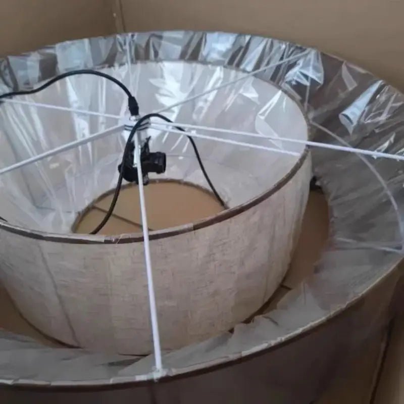 Suspension moderne ronde design cercle éclairant élégante