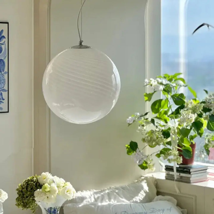 Suspension Moderne en Verre Coloré pour Intérieur Élégant