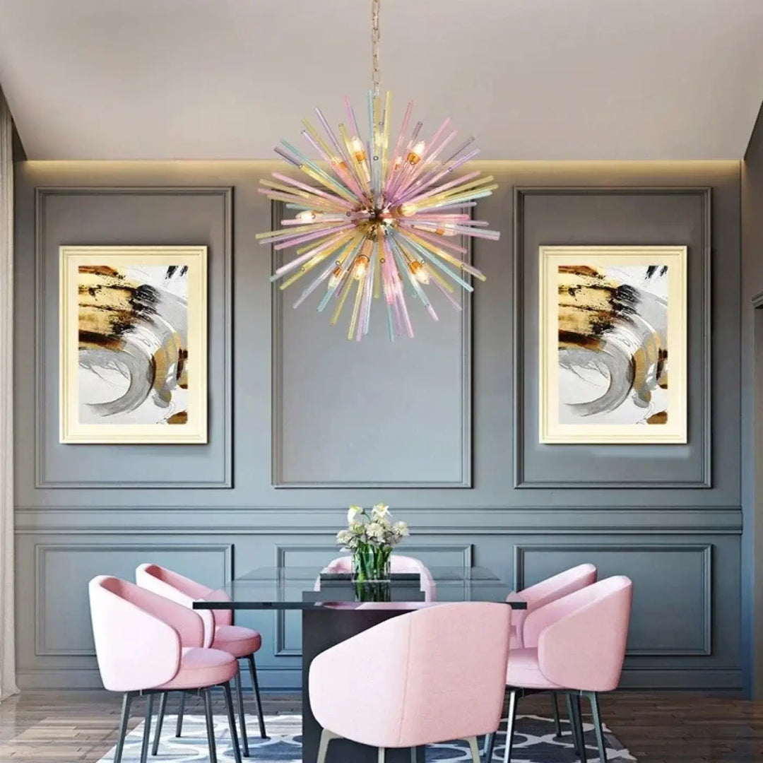 Suspension moderne et vive pour illuminer votre pièce de vie