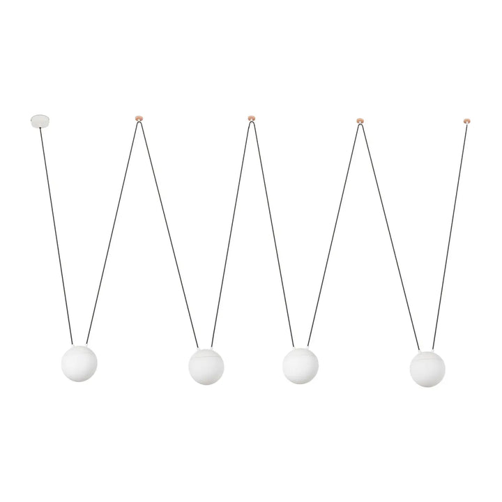 Suspension Mine Space 4L polycarbonate blanche de Faro Barcelona