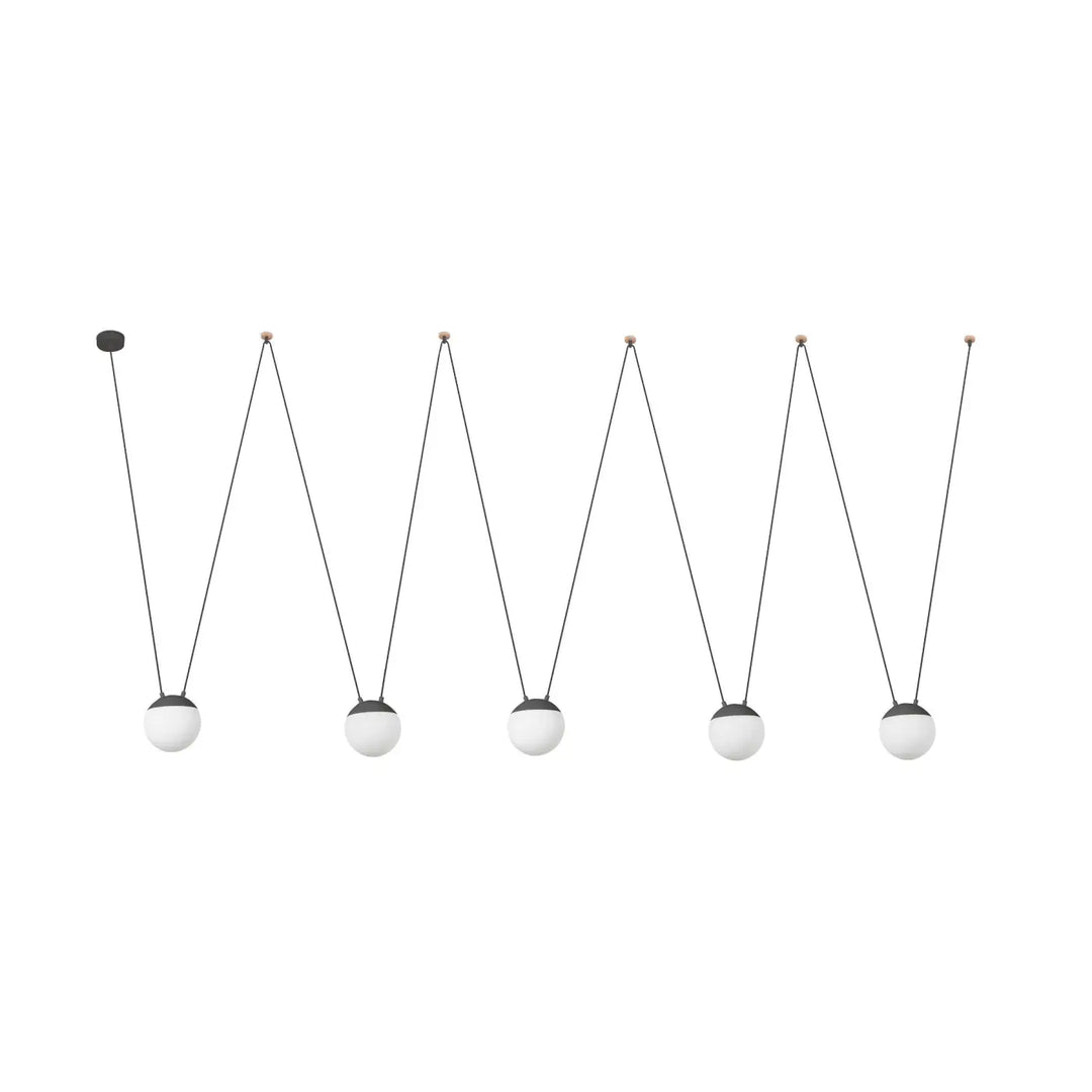 Suspension Mine Space 5L polycarbonate gris foncé de Faro Barcelona