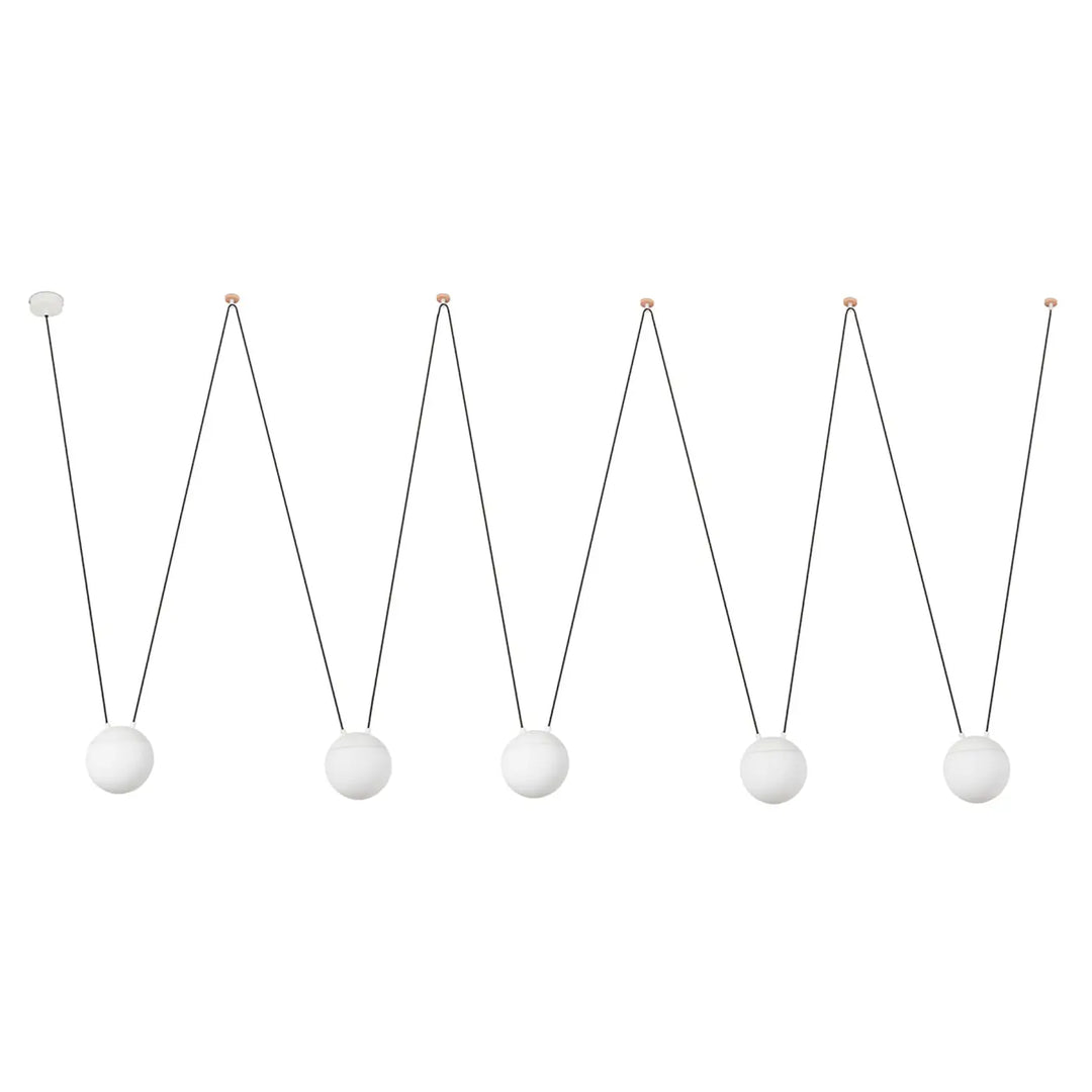 Suspension Mine Space 5L polycarbonate blanche de Faro Barcelona