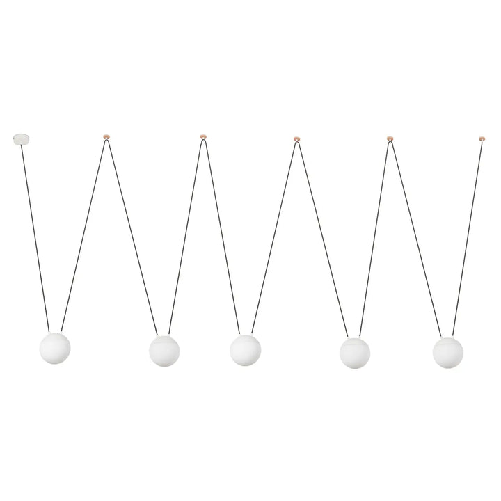 Suspension Mine Space 5L polycarbonate blanche de Faro Barcelona