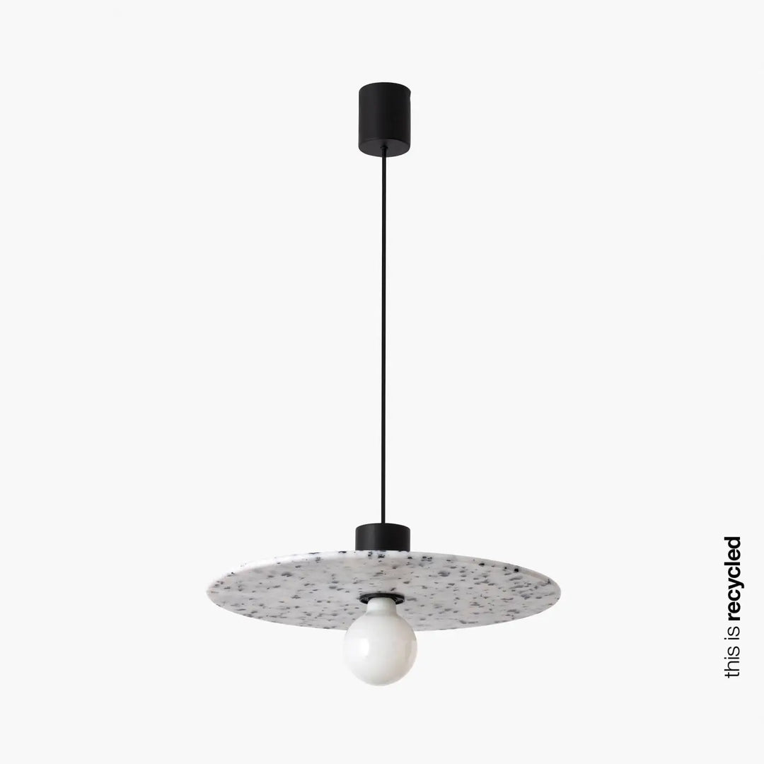 Suspension Confetti 45 cm noir et blanc de Faro Barcelona