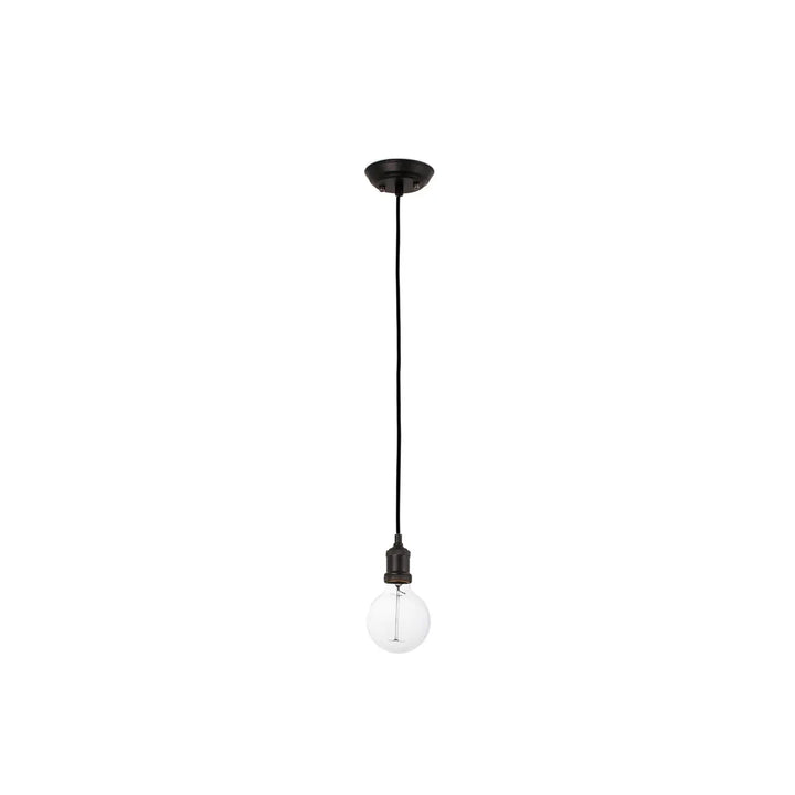 Suspension porte-ampoule Art noire de Faro Barcelona