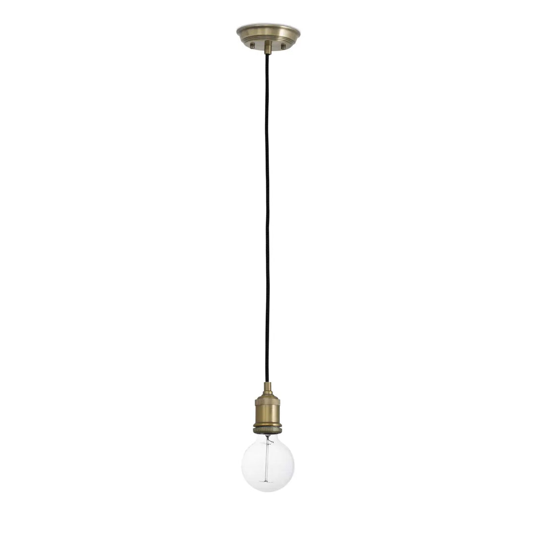 Suspension porte-ampoule Art vieil or de Faro Barcelona