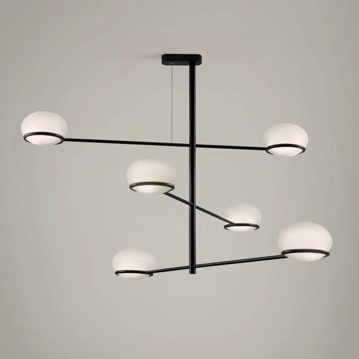 Vue de la structure ramifiée de la suspension Coco noire