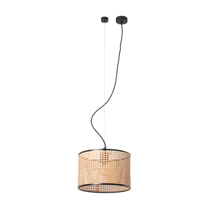 Suspension Mambo Ø 32 cm en rotin de Faro Barcelona