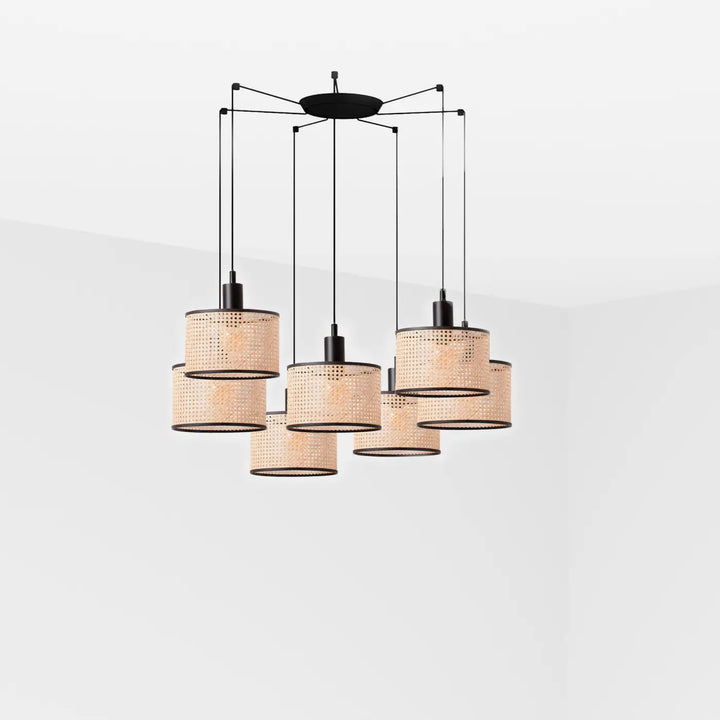 Suspension Mambo 7 lumières Ø 21 cm