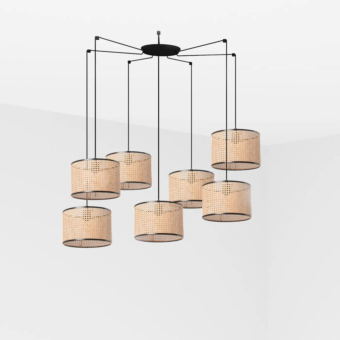 Suspension Mambo 7 lumières Ø 32 cm