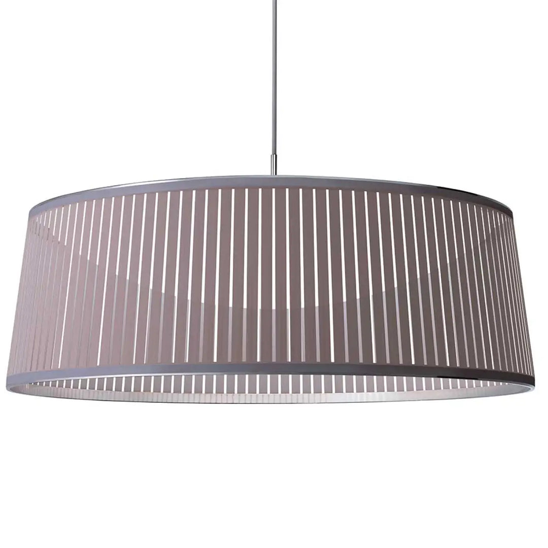 Suspension Solis Drum argent, 91,5 cm de diamètre