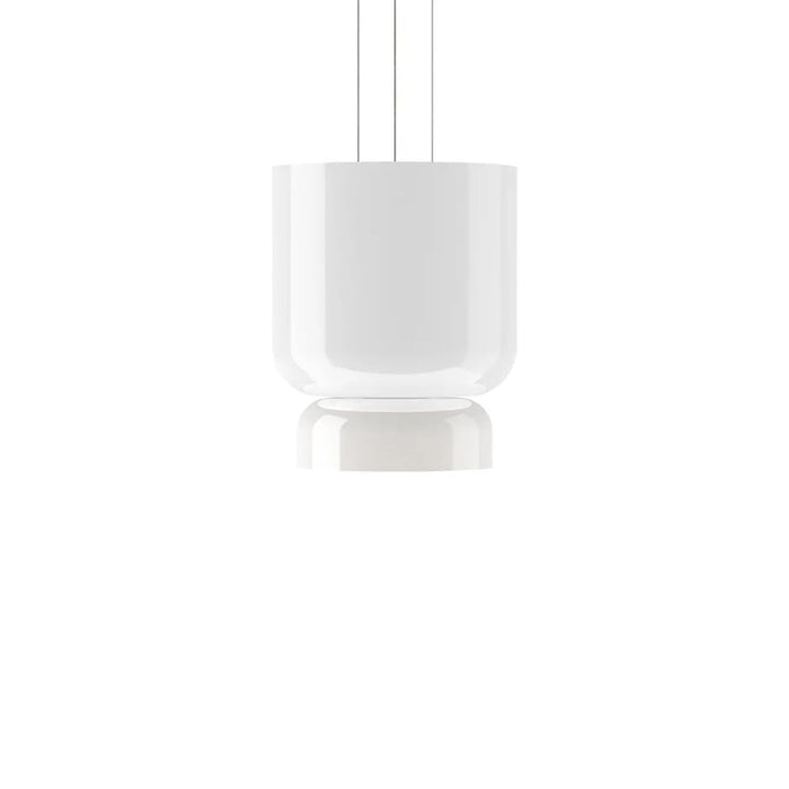 Suspension Totem Pablo Designs en verre opale soufflé, vue 8