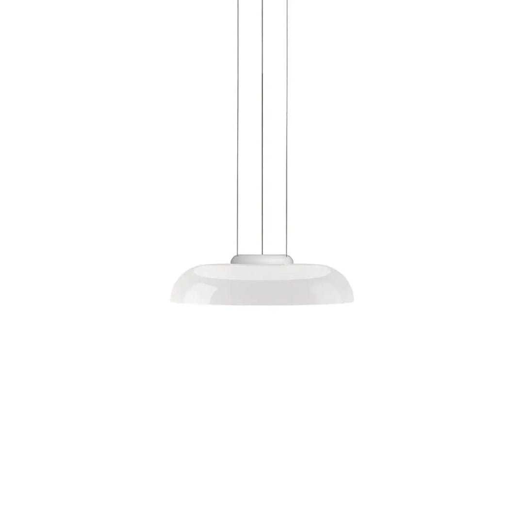 Suspension Totem Pablo Designs en verre opale soufflé, vue 10