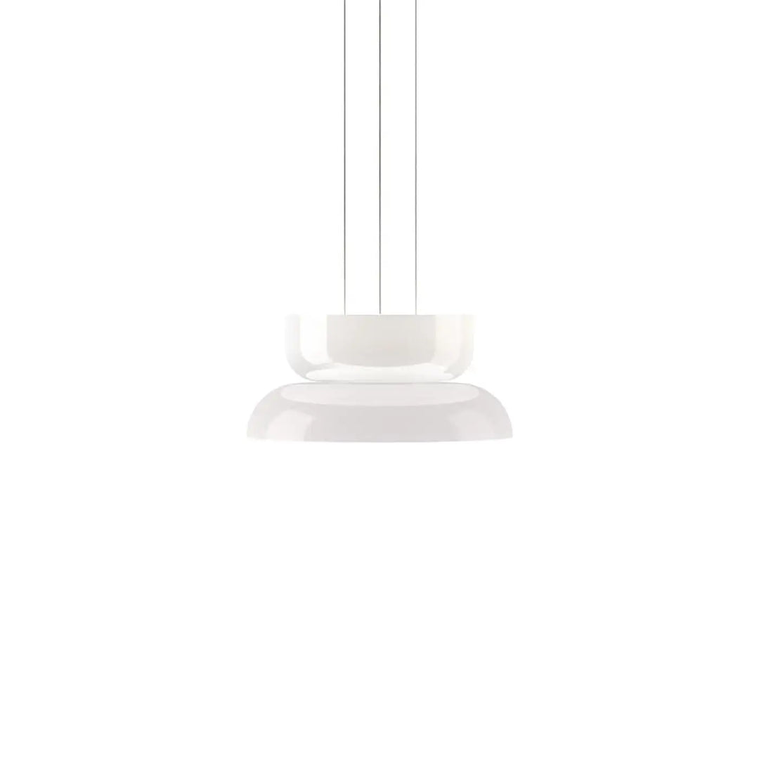 Suspension Totem Pablo Designs en verre opale soufflé, vue 13