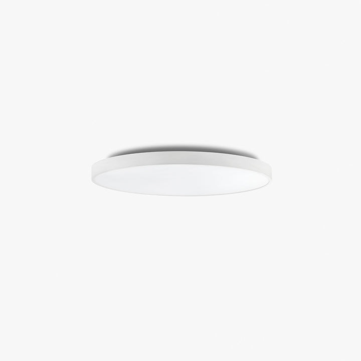 Plafonnier Domio Ø 80 cm blanc diffuseur prismatique de Faro Barcelona