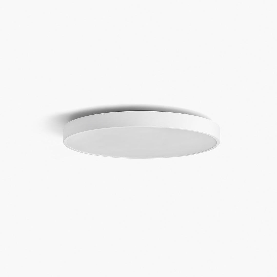 Plafonnier Domio Ø 60 cm blanc diffuseur prismatique de Faro Barcelona