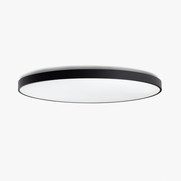 Plafonnier Domio Ø 100 cm noir diffuseur opale de Faro Barcelona