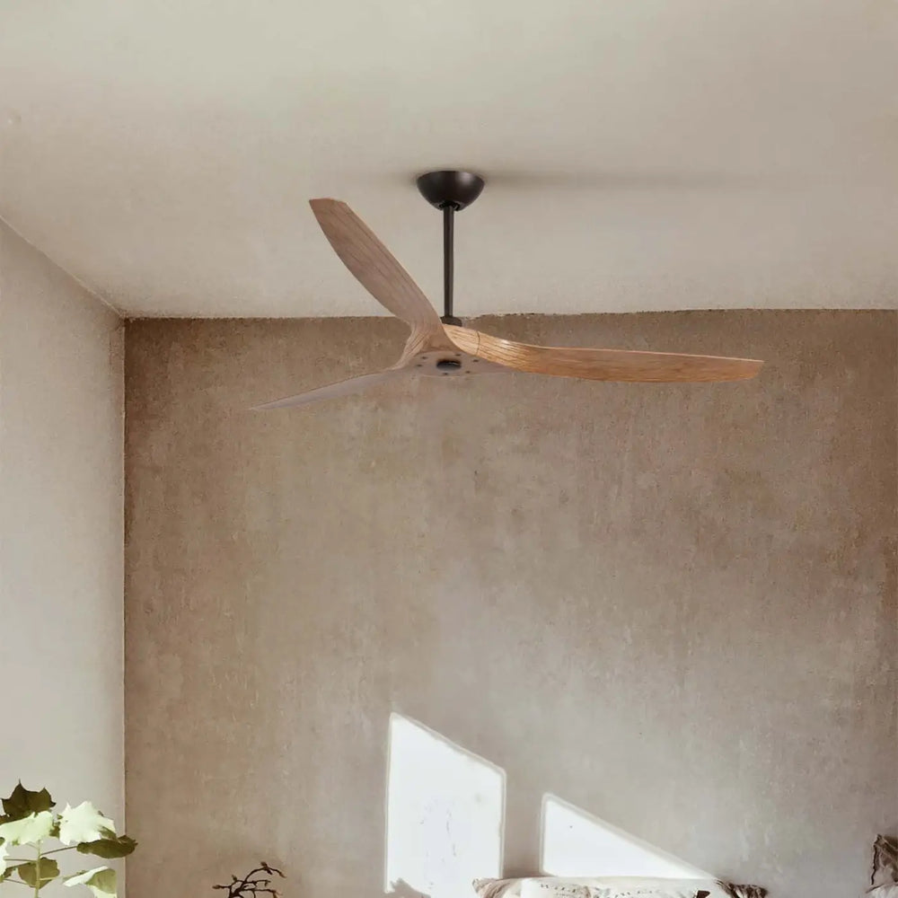 Ventilateur de plafond Morea érable en situation