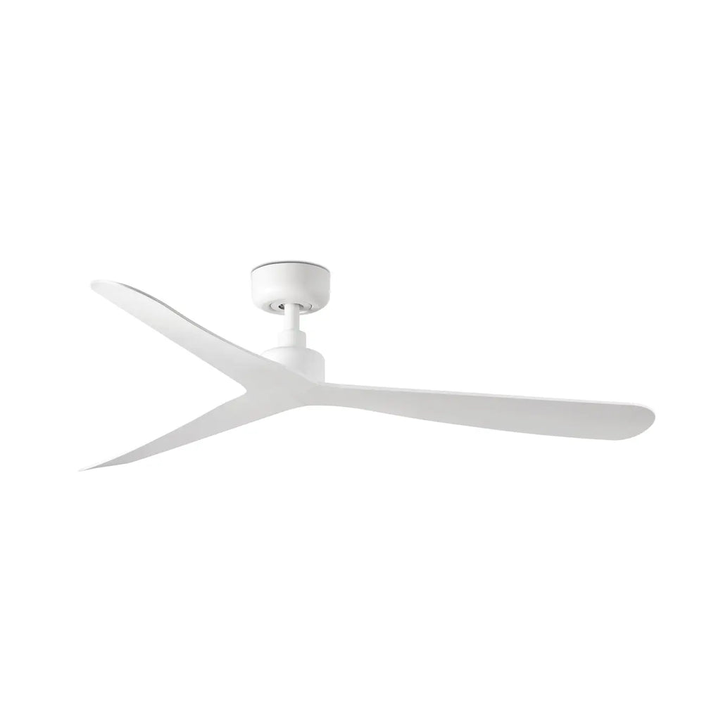 Ventilateur de plafond Rocker blanc, pales blanches, version standard