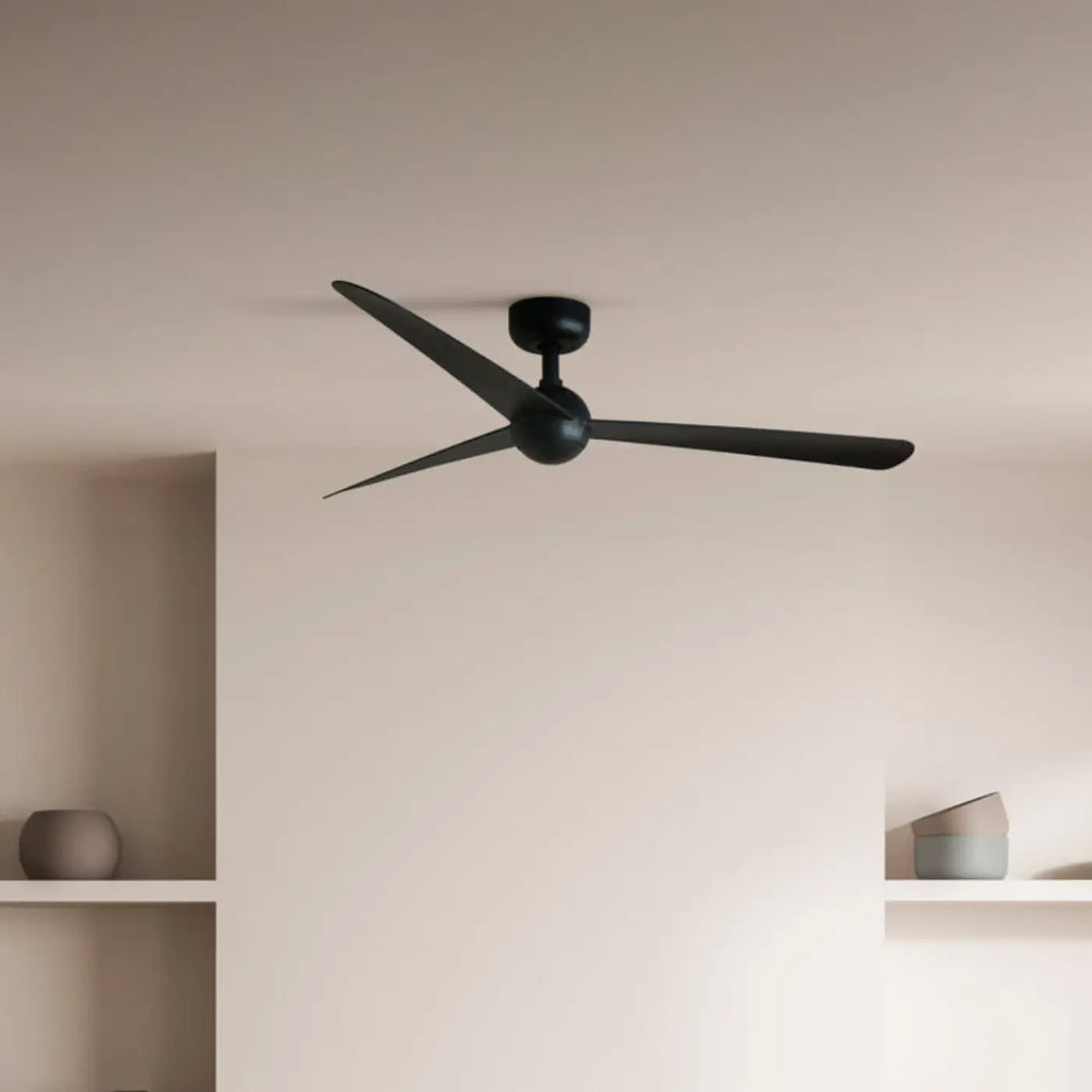 Ventilateur de plafond Sfera noir en situation