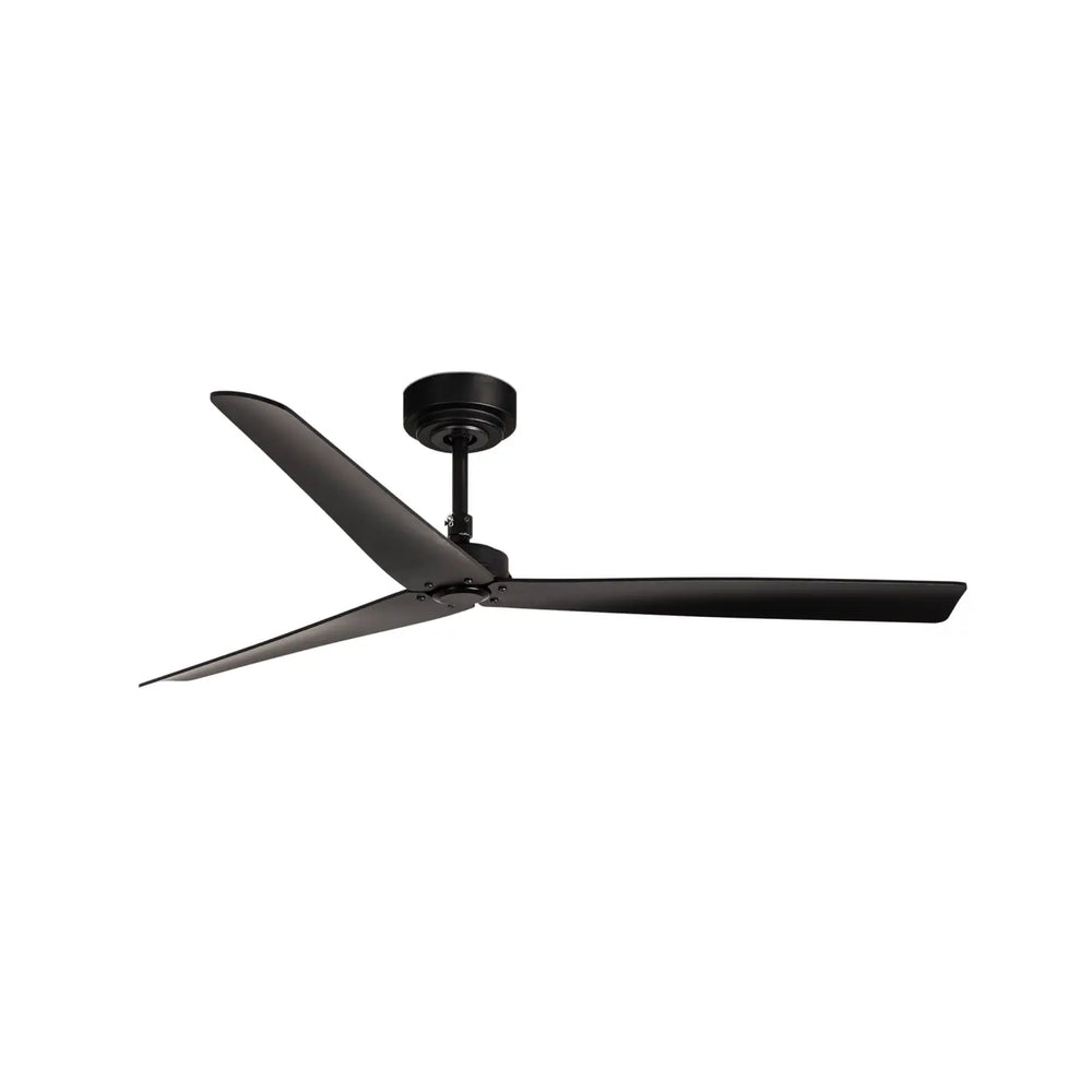 Ventilateur de plafond Milos noir à 3 pales de Faro Barcelona