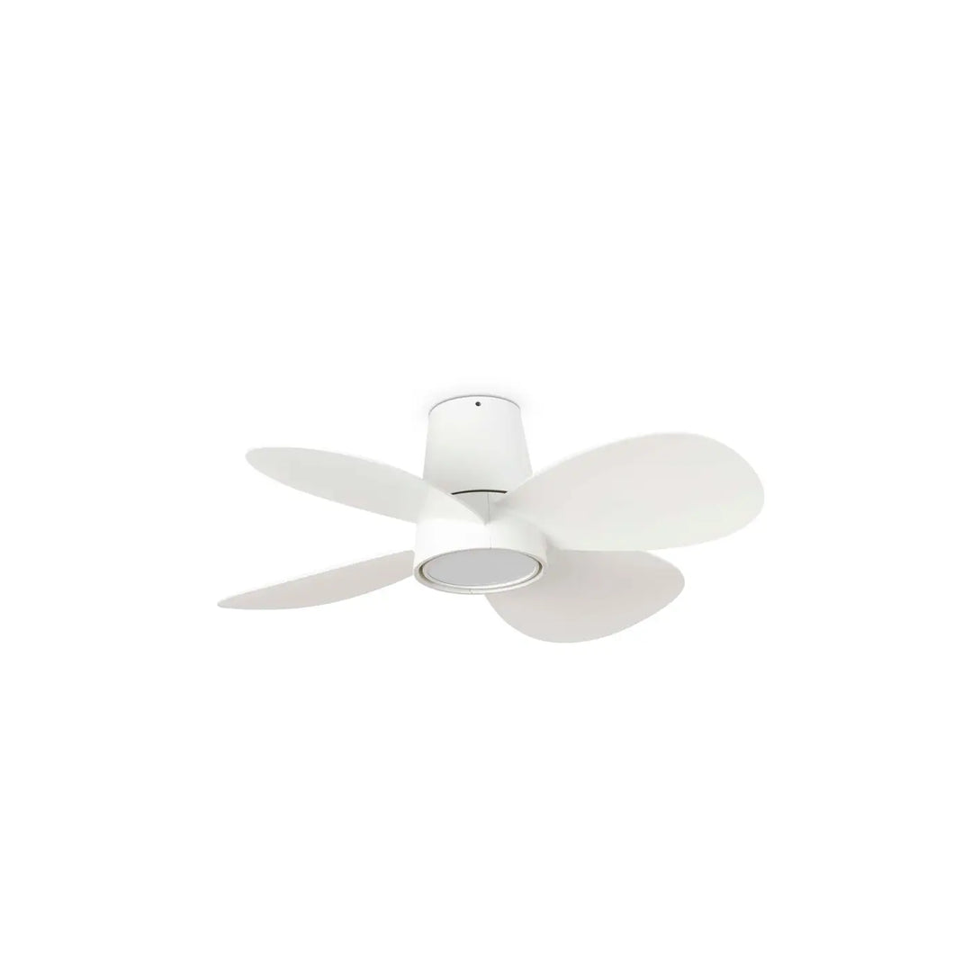 Ventilateur de plafond Klover blanc de Faro Barcelona