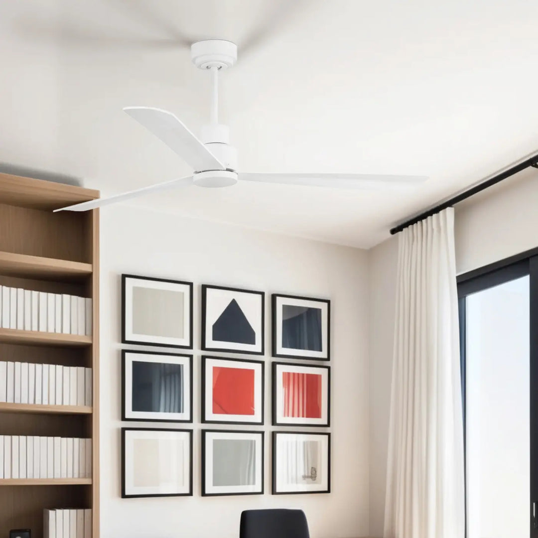 Ventilateur de plafond Nassau blanc en situation